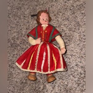 Vintage Portuguese Doll By Maria Helena, Madeira Island Souvenir 10”